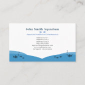 魚水槽の設置とメンテナンス 名刺 (正面)