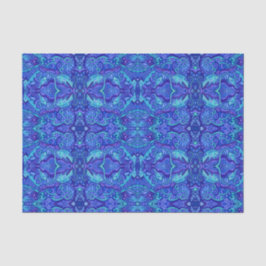 魚波水中ボヘミアンアラベスク模様T 薄葉紙