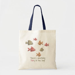 魚泳ぎ、かわいい装飾魚 トートバッグ