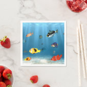 魚海 スタンダードカクテルナプキン (インサイチュ)