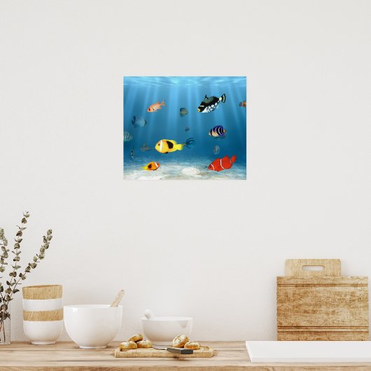 魚海 ポスター (キッチン)