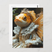 魚王室の ポストカード (正面/裏面)