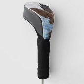 魚用ホワイトテールイーグル狩り ゴルフヘッドカバー (アングル)