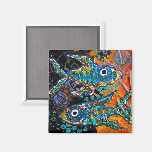 魚磁石 マグネット (正面/裏面)