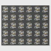 魚粉市販グルメ栄養 ラッピングペーパー (フラット)