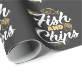 魚粉市販グルメ栄養 ラッピングペーパー (ロールコーナー)