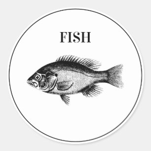 魚素朴の結婚食事の選択 ラウンドシール