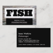 魚素朴屋/妻、魚市場 名刺 (正面/裏面)