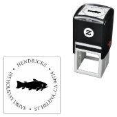 魚素朴差出人住所 セルフインキングスタンプ (インサイチュ)