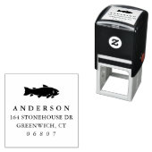 魚素朴差出人住所 セルフインキングスタンプ (インサイチュ)