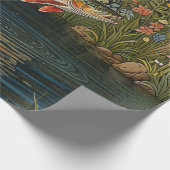 魚素朴魚釣りフライ ラッピングペーパー (角)