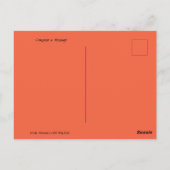 魚絵を描のフォーク美術の鮮やかな粘土の彫刻 ポストカード (裏面)