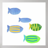 魚絵を描の芸術 ポスター (正面)