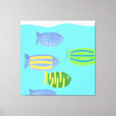 魚絵画類 キャンバスプリント (正面)