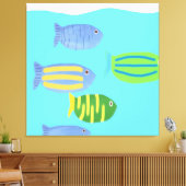 魚絵画類 キャンバスプリント (インサイチュ (リビング))