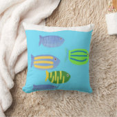 魚絵画類 クッション (ブランケット)