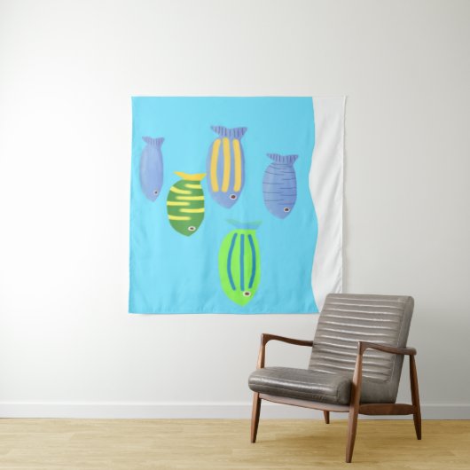 魚絵画類 タペストリー (インサイチュ(横))