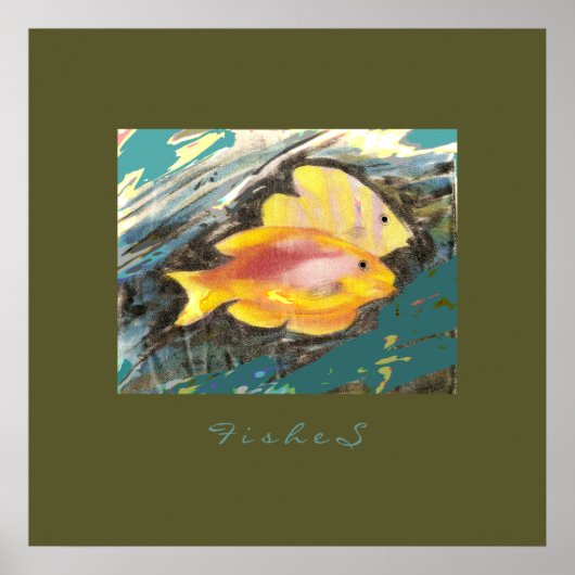 魚絵画類 ポスター (正面)