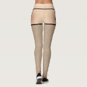 魚網ストッキングとヒョウの皮レギンス レギンス (裏面)