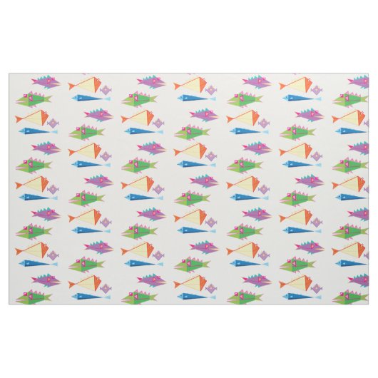 魚群 ファブリック (ファットクウォーター)
