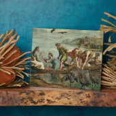 魚荷車を引くの奇蹟 フォトプラーク (側面)