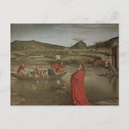 魚荷車を引くの奇蹟 ポストカード (正面)