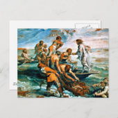 魚荷車を引くの奇蹟 ポストカード (正面/裏面)