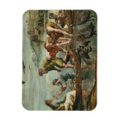 魚荷車を引くの奇蹟 マグネット (縦)