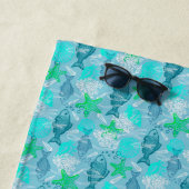 魚貝 ビーチタオル (インサイチュ)