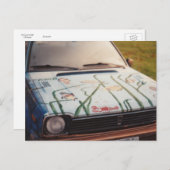 魚車(ぼやけ、申し訳ない) ポストカード (正面/裏面)