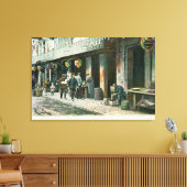 魚通りの通りの表示 キャンバスプリント (インサイチュ (リビング))