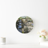 魚道の~の時計 ラウンド壁時計 (ホーム)