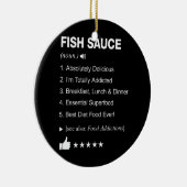 魚醤の定義の意味おもしろい セラミックオーナメント (右)