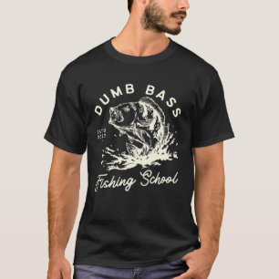 魚釣りおもしろいばかベース魚釣りスクールフィッシャーマンL Tシャツ