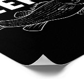 魚釣りおもしろいギアキーパー ポスター (角)