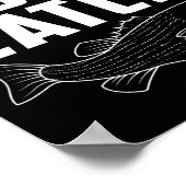 魚釣りおもしろいギフトGood Catch ポスター (角)