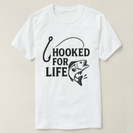 魚釣りおもしろいティー – ライフTシャツ用フック Tシャツ