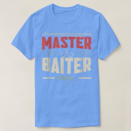 魚釣りおもしろいデザインの魚釣りポールFiの恋人 Tシャツ (デザイン正面)