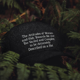 魚釣りおもしろいハットパパ父の日 刺繍入りキャップ