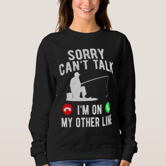 魚釣りおもしろいパパメンズリールクールフィッシュベース魚釣り スウェットシャツ (正面)