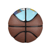 魚釣りおもしろいペリカン漫画 ミニバスケットボール (右)