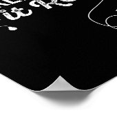 魚釣りおもしろいポール保のItリールのジョークのギフト1 ポスター (角)