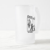 魚釣りおもしろいマグ魚釣りユーモア魚釣りキャッチ フロストグラスビールジョッキ (正面右)