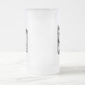 魚釣りおもしろいマグ魚釣りユーモア魚釣りキャッチ フロストグラスビールジョッキ (中央)