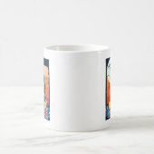 魚釣りおもしろいマスターバイター コーヒーマグカップ (中央)