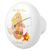 魚釣りおもしろいマーメイドガールサンダー_コーブ セラミックノブ (右)