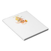 魚釣りおもしろいマーメイドガールサンダー_コーブ ノートパッド (アングル)