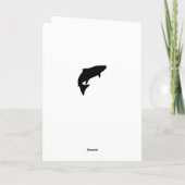 魚釣りおもしろいユーモア·クーポン父のデイ·カード カード (裏面)