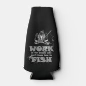 魚釣りおもしろいワーカスタムクボトルクール ボトルクーラー (正面)