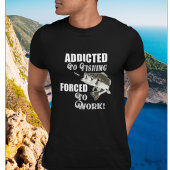 魚釣りおもしろい引用文が大活躍を余儀なくされる Tシャツ